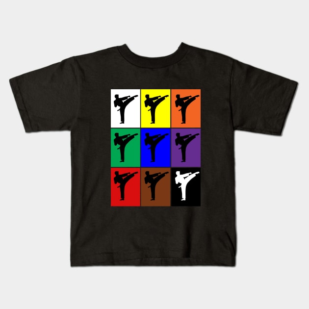 Karate - Karate Belt Colors Mens Kids T-Shirt by Kudostees